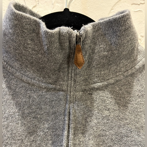 Ralph Lauren Polo Quarter Zip Sweater Gray Men’s XL - Picture 3 of 6